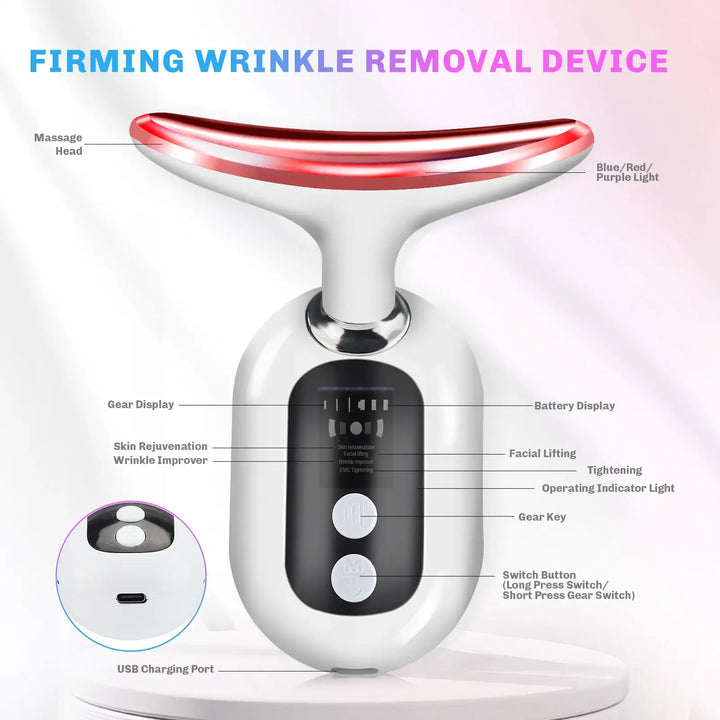 LED wrinkle remover